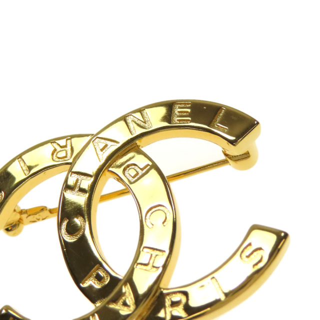 CHANEL シャネル ココマーク ゴールド金具 ブローチ 金属製 レディース