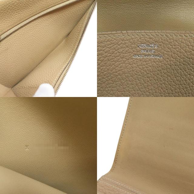 HERMES エルメス ドゴンロング シルバー金具 長財布（小銭入れあり  