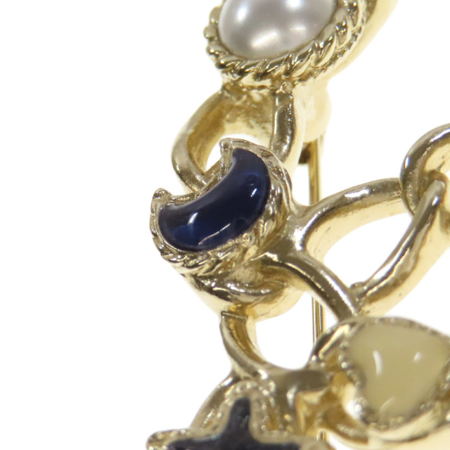 CHANEL シャネル ココマーク ゴールド金具 ブローチ 金属製 レディース
