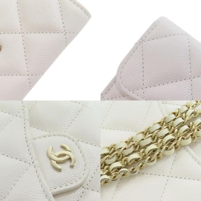 シャネル 二つ折り財布（小銭入れあり） チェーンウォレット ゴールド金具