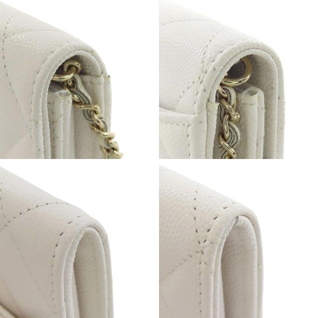 CHANEL シャネル チェーンウォレット ゴールド金具 二つ折り財布（小銭  