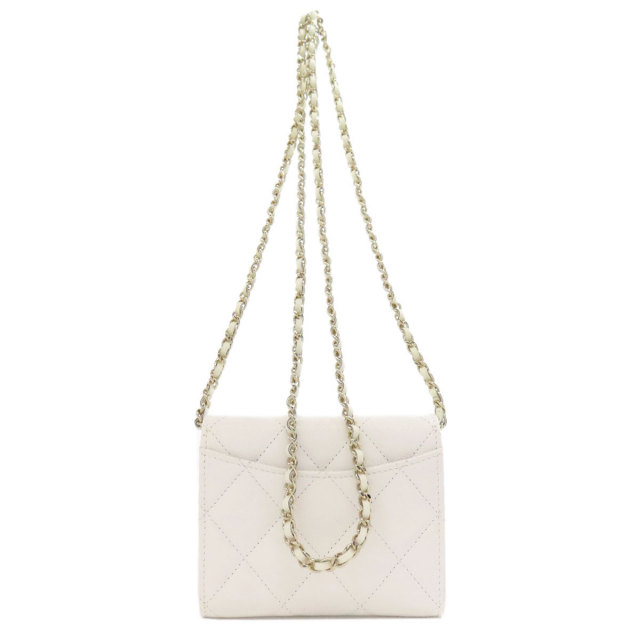 CHANEL シャネル チェーンウォレット ゴールド金具 二つ折り財布（小銭  