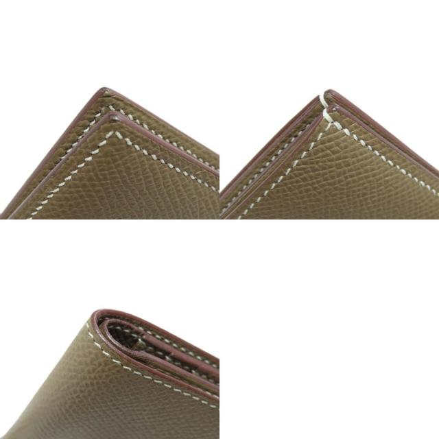 HERMES エルメス ベアンコンパクト シルバー金具 二つ折り財布（小銭  