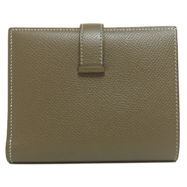 HERMES エルメス ベアンコンパクト シルバー金具 二つ折り財布（小銭  