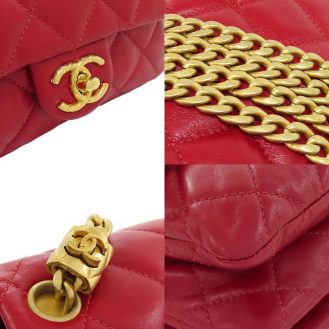 CHANEL シャネル チェーンショルダー マトラッセ ゴールド金具  