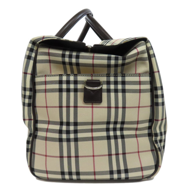 BURBERRY バーバリー ノバチェック 2WAY ボストンバッグ キャンバス 