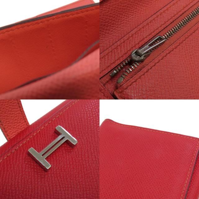 HERMES エルメス ベアン 2PLIS シルバー金具 長財布（小銭入れあり  