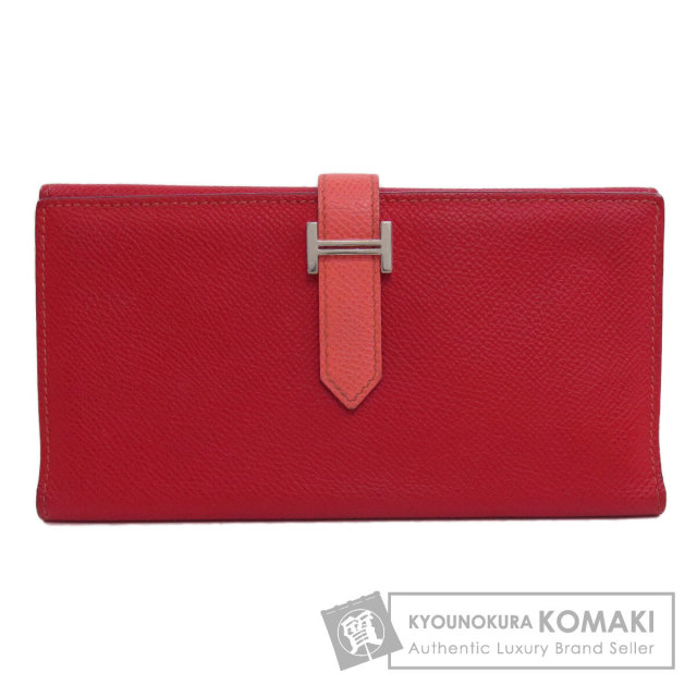 エルメス 長財布（小銭入れあり） ベアン 2PLIS シルバー金具