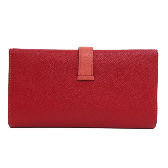 HERMES エルメス ベアン 2PLIS シルバー金具 長財布（小銭入れあり 