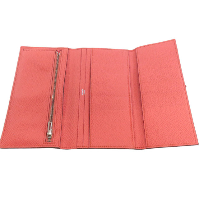 HERMES エルメス ベアン 2PLIS シルバー金具 長財布（小銭入れあり  