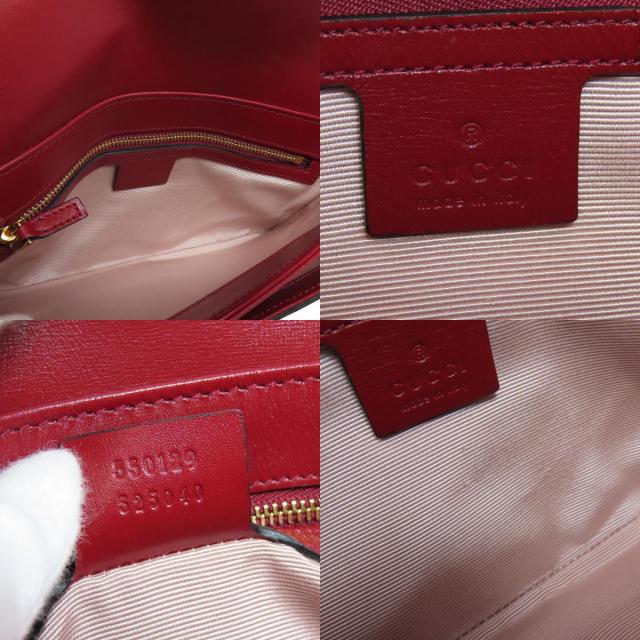 GUCCI グッチ 550129 アリー GGマーモント ショルダーバッグ カーフ  