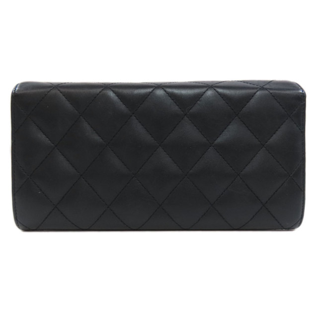 シャネル 長財布（小銭入れあり） カンボンライン シルバー金具