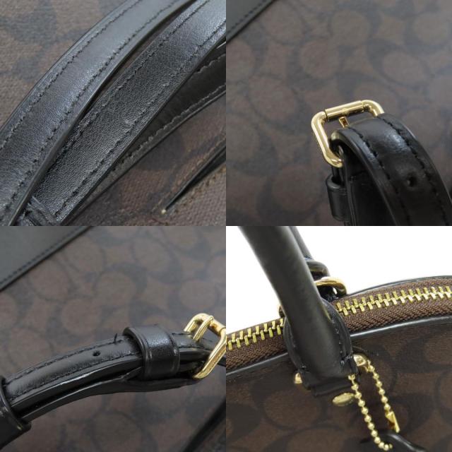 COACH コーチ F27584 シグネチャー 2WAY ハンドバッグ PVC