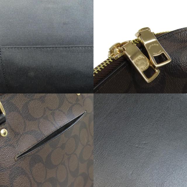 COACH コーチ F27584 シグネチャー 2WAY ハンドバッグ PVC