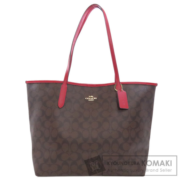 コーチ シグネチャー トートバッグ coach 5696 レディース バッグ COACH コーチ 5696 シグネチャー トートバッグ PVC レディース