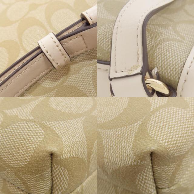 COACH コーチ F58297 シグネチャー ショルダーバッグ PVC レディース