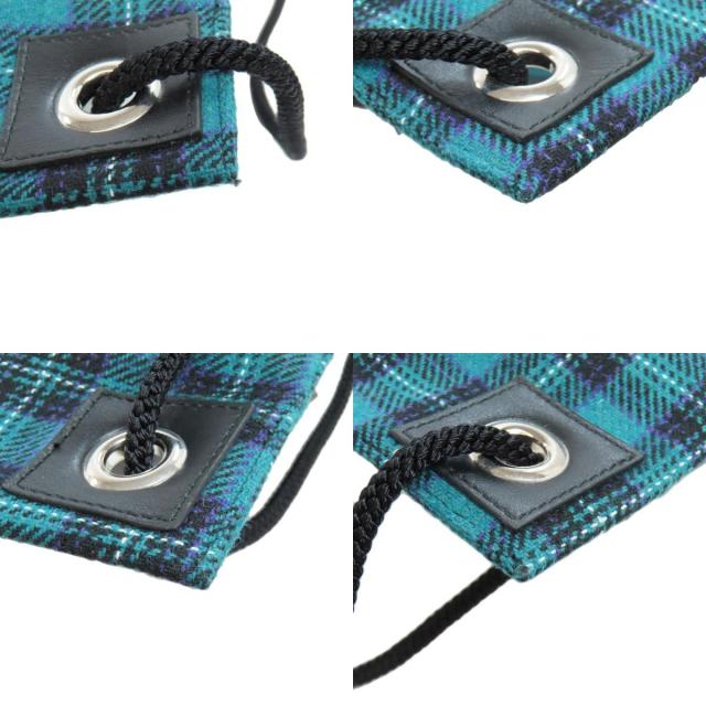 Jimmy Choo ジミーチュウ ナップサック チェック柄 ロゴスタッズ  