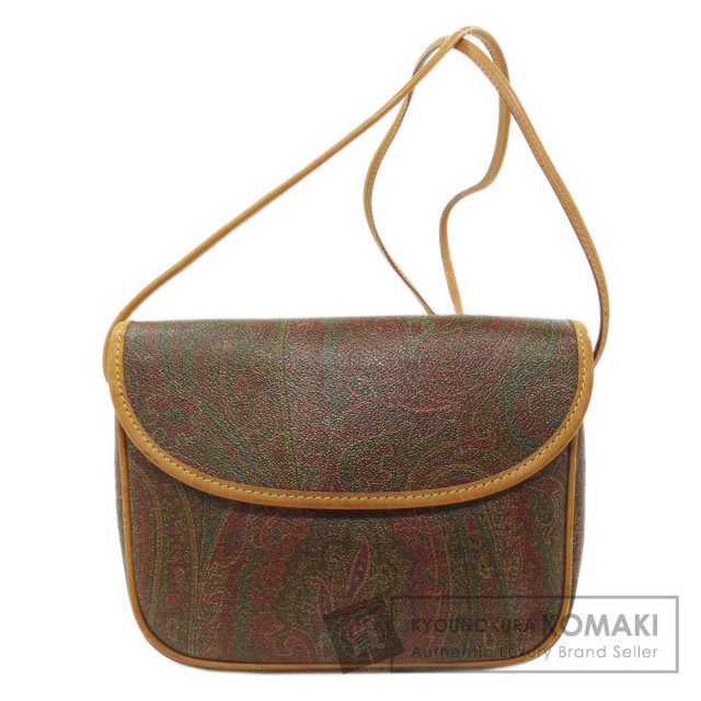 ETRO エトロ ペイズリー柄 ショルダーバッグ PVC レディース
