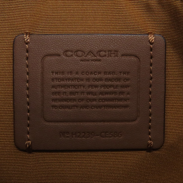 COACH コーチ CE586 クララ スノーフレーク シグネチャー 2WAY