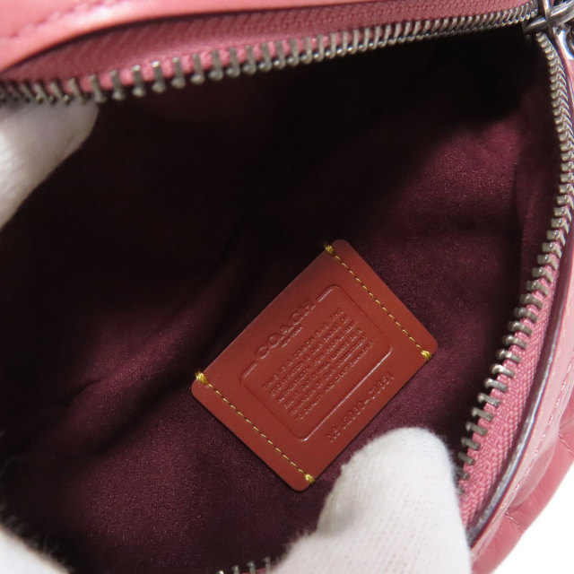 COACH コーチ C0851 ステッチ ボディバッグ レザー レディース