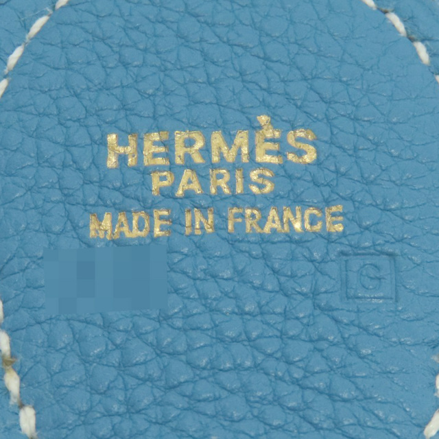 HERMES エルメス エブリン1 ゴールド金具 ブルージーン ショルダー