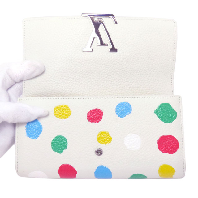 LOUIS VUITTON ルイヴィトン M81890 ポルトフォイユ・カプシーヌ 草間  