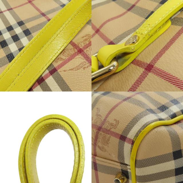 BURBERRY バーバリー ノバチェック トートバッグ PVC レディース