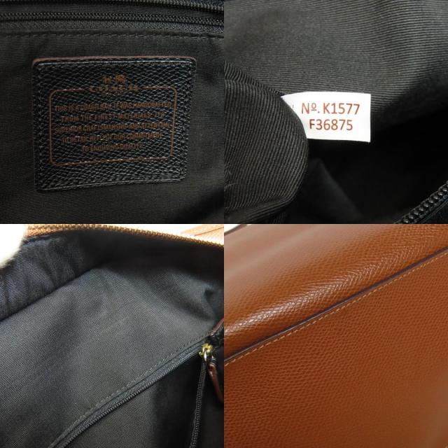 COACH コーチ F36875 ロゴ トートバッグ レザー レディース