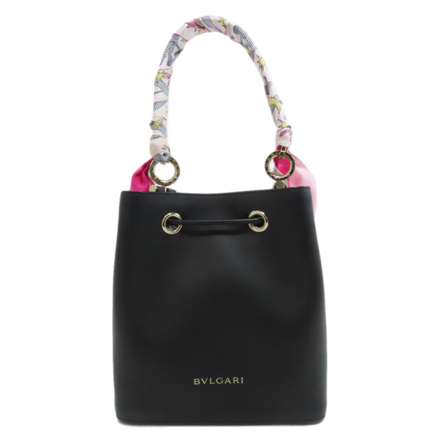 BVLGARI ブルガリ ビーゼロワン バケット ハンドバッグ レザー レディース