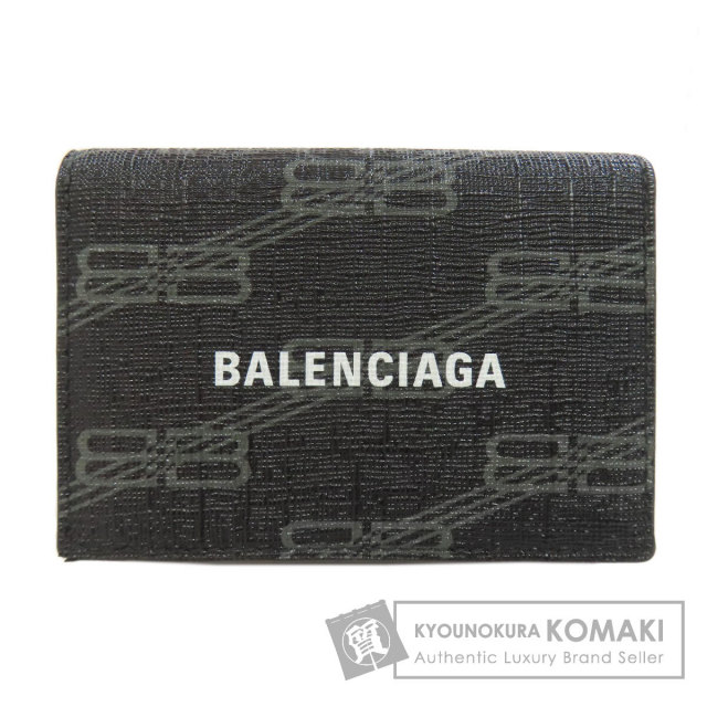 BALENCIAGA バレンシアガ 594312 BBモノグラム 二つ折り財布（小銭入れ 