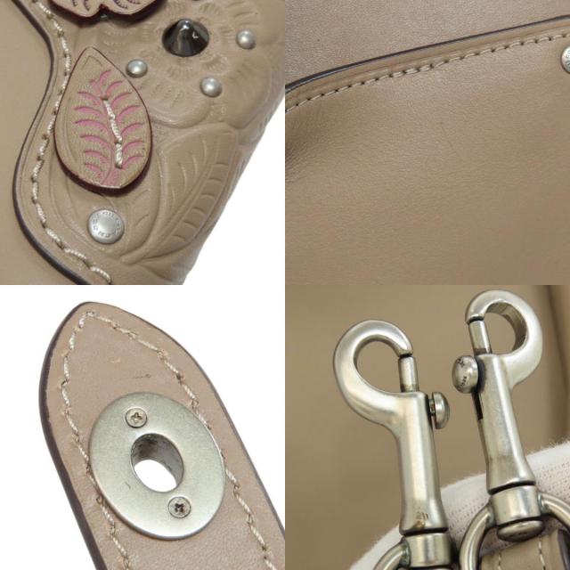 COACH コーチ 12030 フラワーモチーフ 2WAY トートバッグ レザー COACH コーチ 12030 フラワーモチーフ 2WAY トートバッグ レザー