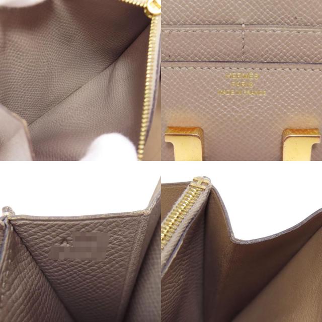 HERMES エルメス コンスタンス コンパクト ゴールド金具 二つ折り財布  