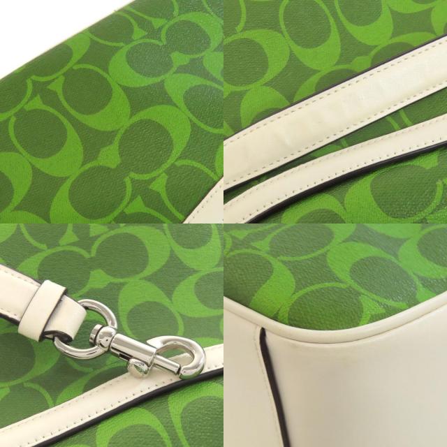 COACH コーチ 68168 シグネチャー ショルダーバッグ PVC/レザー