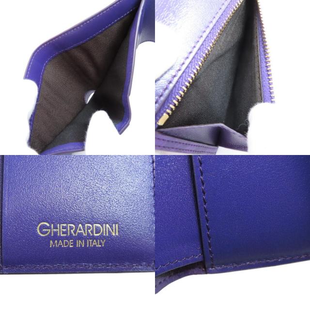 GHERARDINI ゲラルディーニ 三つ折り財布 ロゴモチーフ 二つ折り