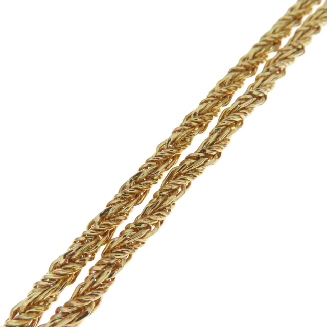 CHRISTIAN DIOR クリスチャンディオール ロープチェーン ネックレス