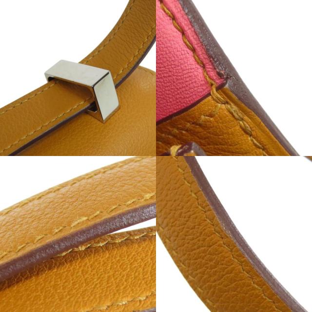 【Orange × シルバー金具】HERMES グレナン ショルダーバッグ Orange × シルバー金具】HERMES グレナン ショルダーバッグ