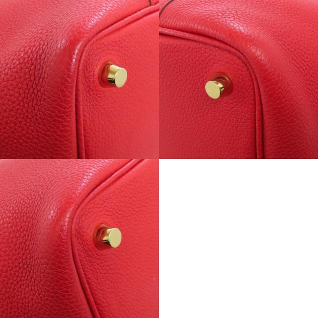 エルメス ハンドバッグ ピコタンロックPM ヴァーミリオン ゴールド金具