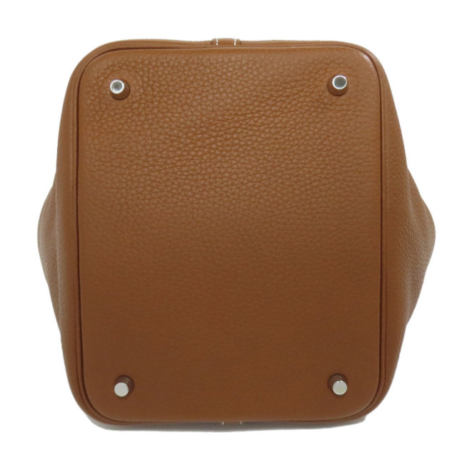 エルメス ハンドバッグ ピコタンロックMM ゴールド シルバー金具