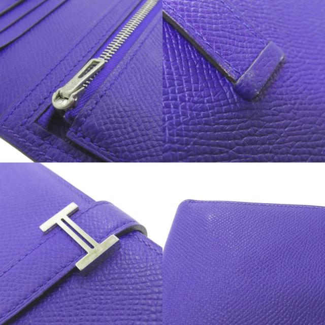 HERMES エルメス ベアンスフレ ブルーエレクトリック シルバー金具 長  