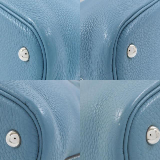 HERMES エルメス ボリード31 ブルージーン シルバー金具 ハンドバッグ  