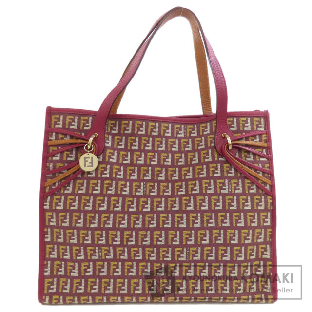FENDI フェンディ ズッカ柄 トートバッグ キャンバス レディース 