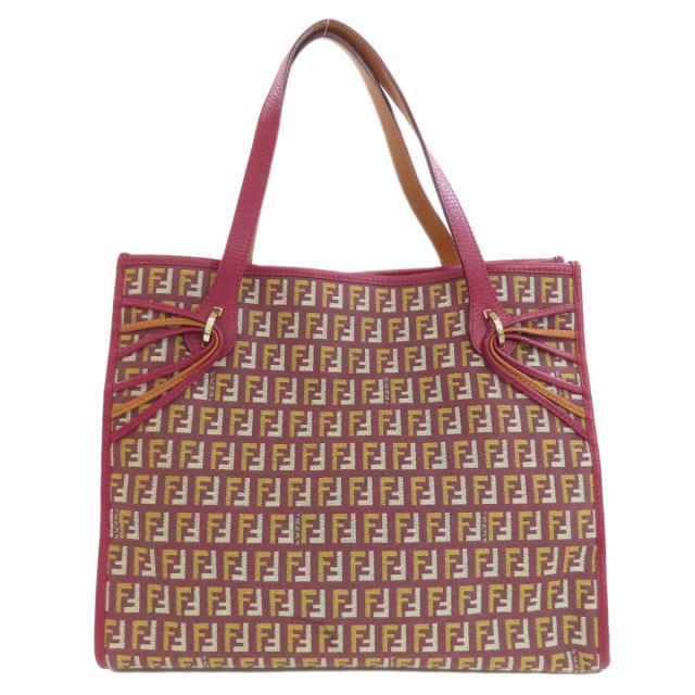 FENDI フェンディ ズッカ柄 トートバッグ キャンバス レディース