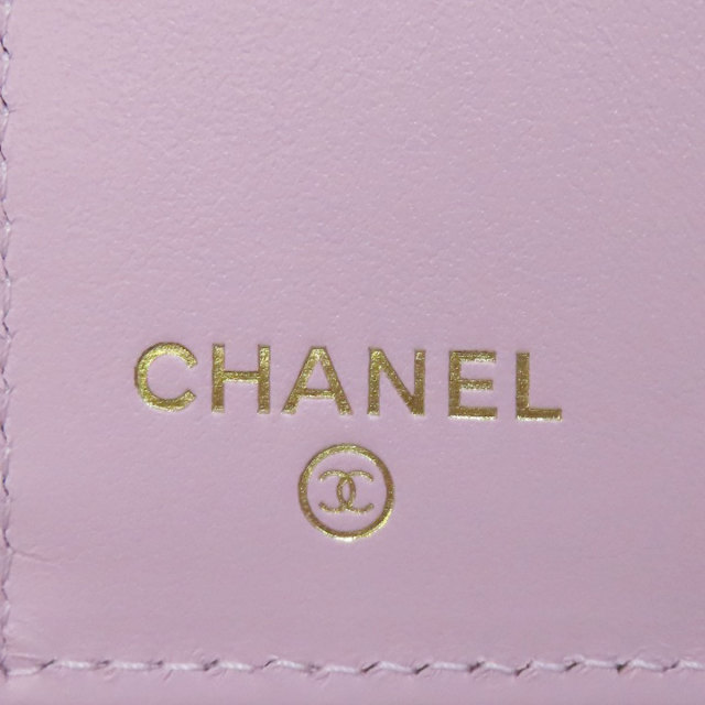 CHANEL シャネル コンパクトウォレット ココマーク ゴールド金具 二  