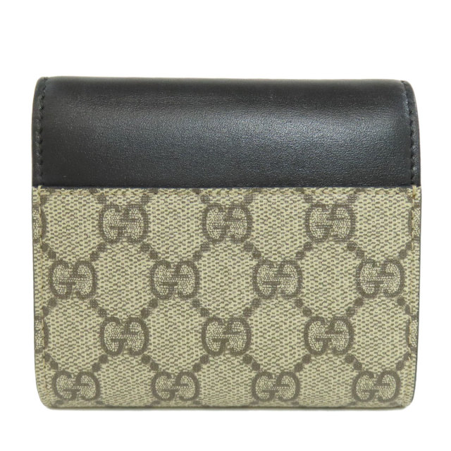 GUCCI グッチ 453155 GGスプリーム 二つ折り財布（小銭入れあり） PVC  