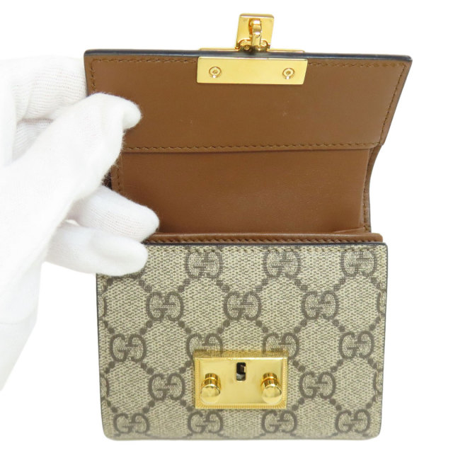 GUCCI グッチ 453155 GGスプリーム 二つ折り財布（小銭入れあり） PVC  