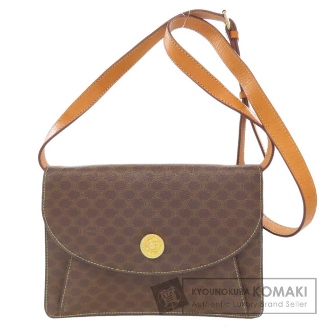 CELINE セリーヌ マカダム ショルダーバッグ PVC レディース 