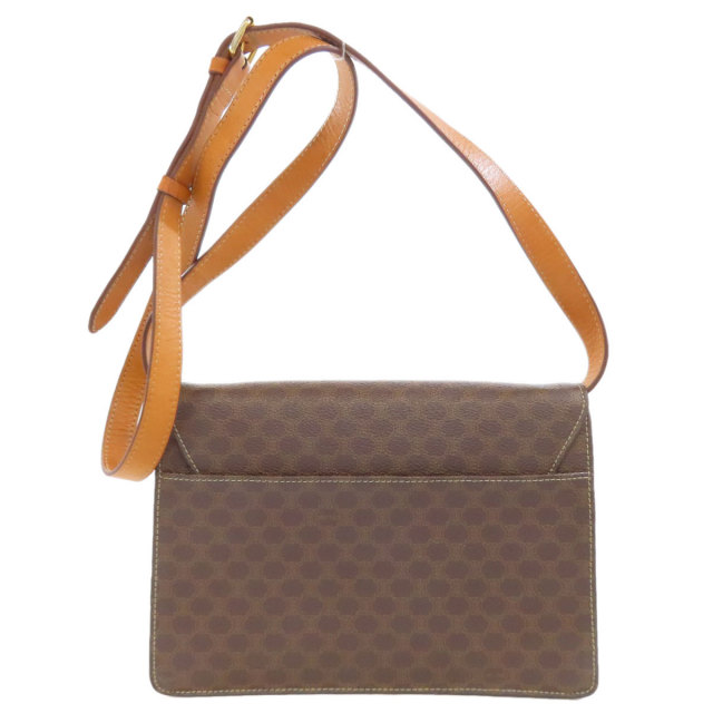 CELINE セリーヌ マカダム ショルダーバッグ PVC レディース 