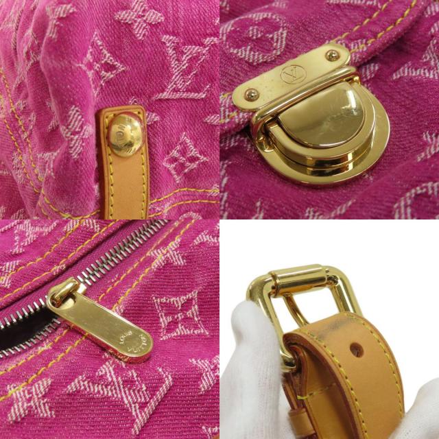 ルイヴィトン LOUIS VUITTON デニム バギーG M M95210 フューシャ  