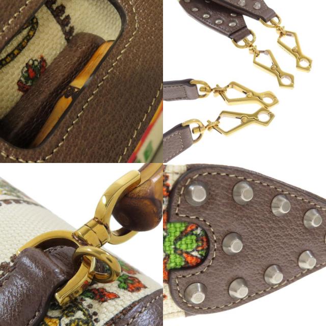 GUCCI グッチ 681173 バンブーバッグ 100周年記念モデル ハンドバッグ  