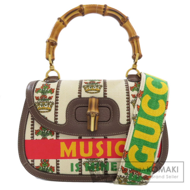 GUCCI グッチ 681173 バンブーバッグ 100周年記念モデル ハンドバッグ  